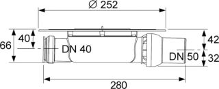 TECE Сифон TECEdrainpoint S DN 50 3601400